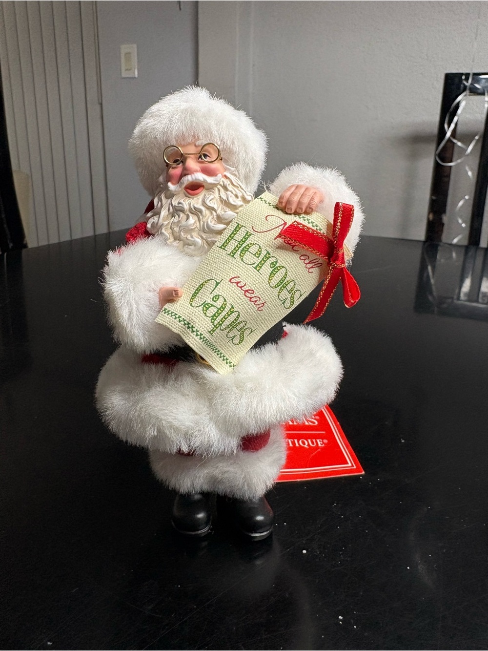 Department 56 Possible Dreams "Not All Heroes Wear Capes" Santa Ornament